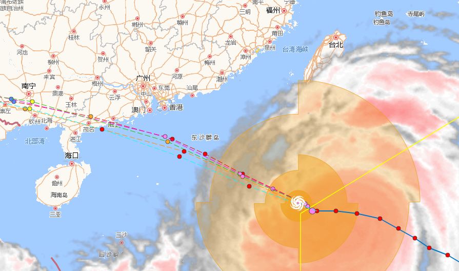 台风最新动态，中山地区台风情况更新